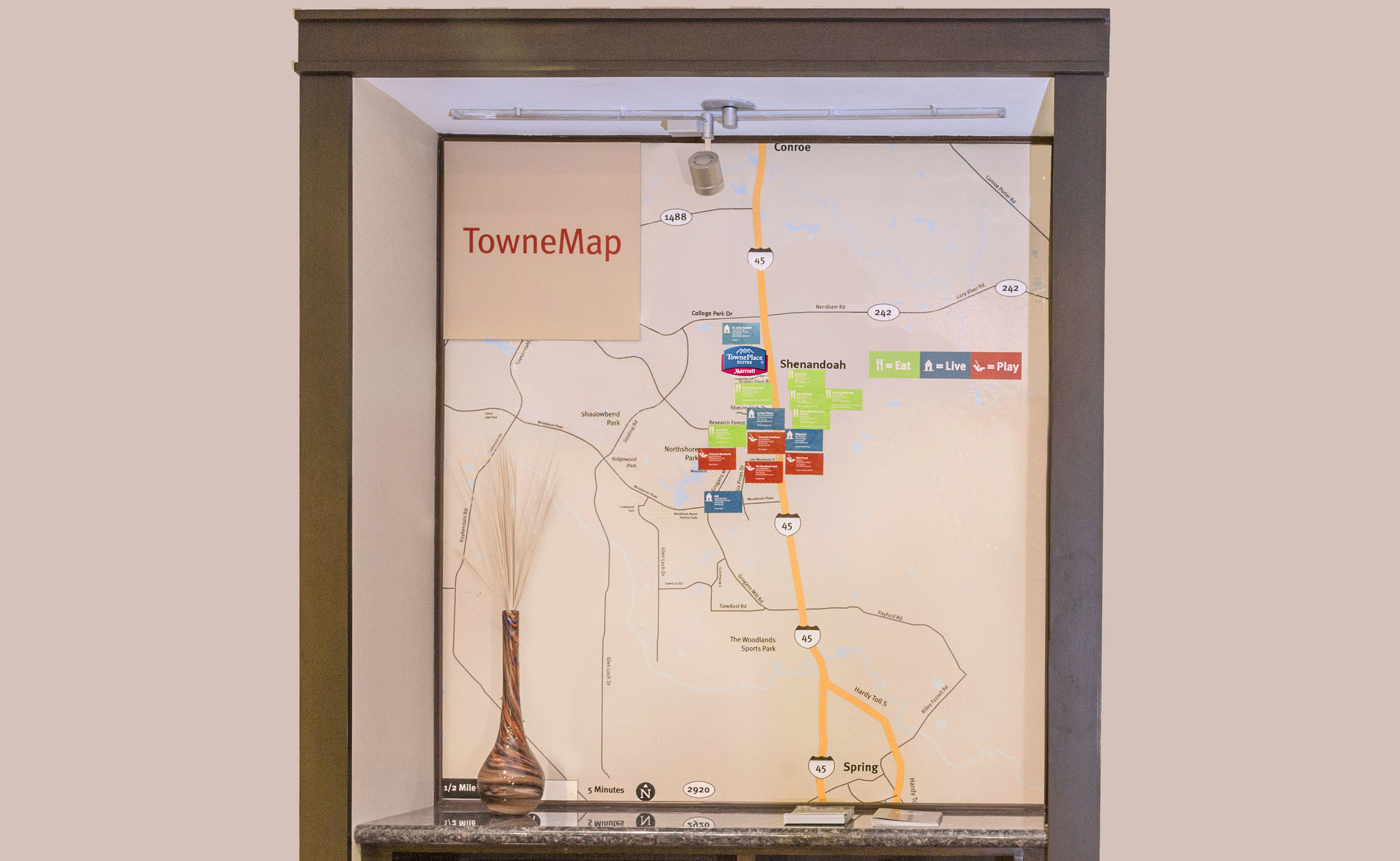 Towneplace Suites Houston North/Shenandoah Zewnętrze zdjęcie
